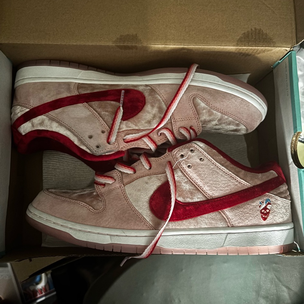 Nike Pink and Red Sneakers